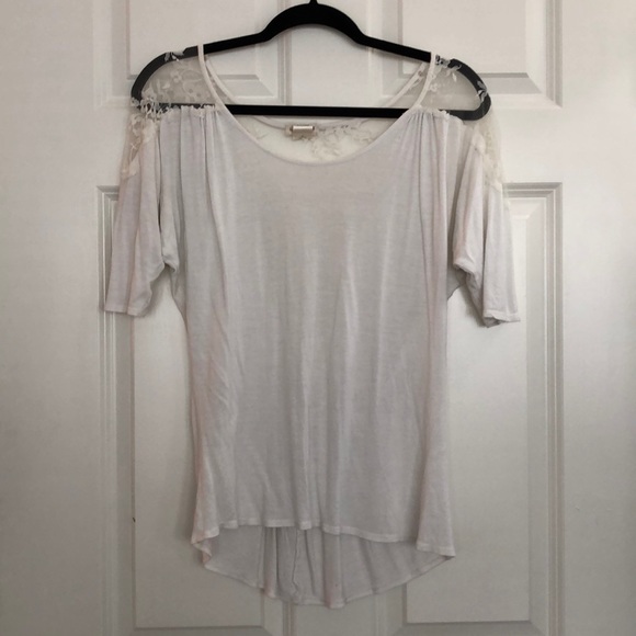 Lace Detailed Tee - Picture 2 of 3